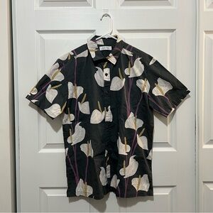 AVA SKY Men’s Anthurium Aloha Shirt